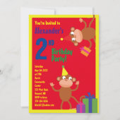 Invitations pour la fête d'anniversaire de l'anima (Devant)