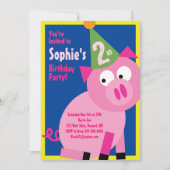 Invitations pour la fête d'anniversaire de l'anima (Devant)