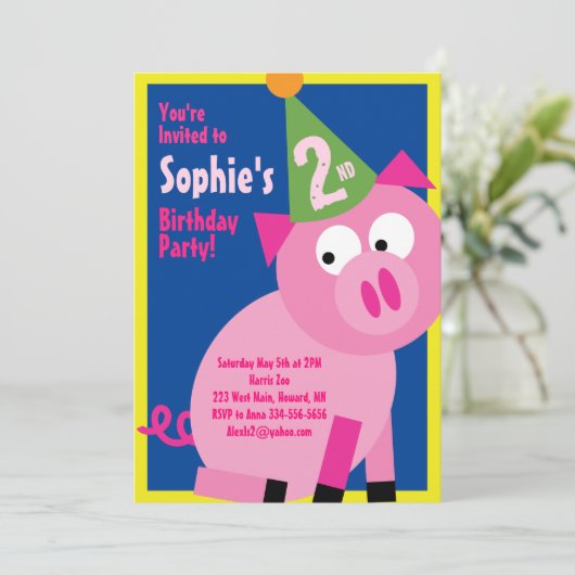 Invitations pour la fête d'anniversaire de l'anima (Debout devant)