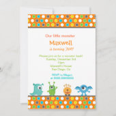 Invitations pour la fête d'anniversaire de Little (Devant)