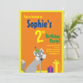 Invitations pour la fête d'anniversaire de Wolf An (Debout devant)