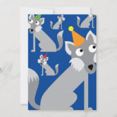 Invitations pour la fête d'anniversaire de Wolf An (Dos)