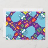 Invitations pour la fête d'anniversaire des enfant (Dos)