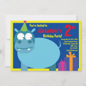 Invitations pour la fête d'anniversaire des enfant (Devant)