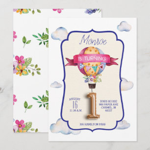 Invitations pour la fête d'anniversaire du premier
