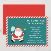 Invitations pour la fête de Noël à la maison ouver (Devant / Derrière)
