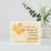 Invitations pour la fête de Thanksgiving de l'empr (Debout devant)