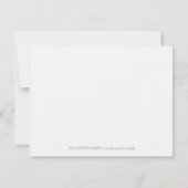 Invitations pour la fête de Thanksgiving de l'empr (Dos)