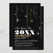 Invitations pour la fête du Nouvel An (Devant / Derrière)
