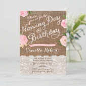 Invitations pour la Journée et fête d'anniversaire (Debout devant)