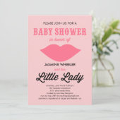 Invitations pour la petite dame Baby Shower (Debout devant)