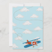 Invitations pour la première fête d'anniversaire d (Dos)