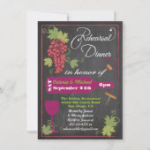 Invitations pour la répétition des vins de tableau (Devant)