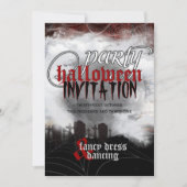 Invitations pour la soirée d'Halloween des rêves d (Devant)