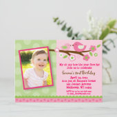 Invitations pour l'anniversaire de la Fleur des oi (Debout devant)