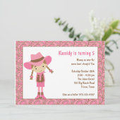 Invitations pour l'anniversaire de la jeune fille (Debout devant)