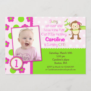 Invitations pour l'anniversaire de la photo de Mod