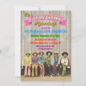 Invitations pour l'anniversaire de naissance de l' (Devant)