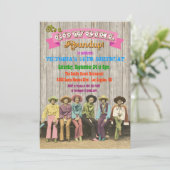 Invitations pour l'anniversaire de naissance de l' (Debout devant)