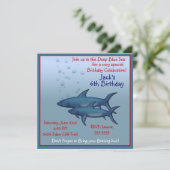 Invitations pour l'anniversaire des requins (Debout devant)