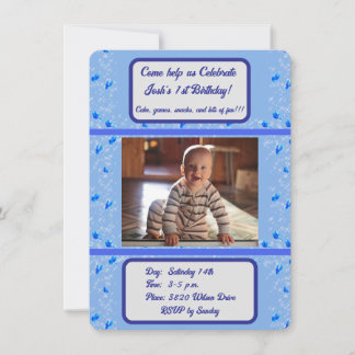 Invitations pour l'anniversaire du bébé