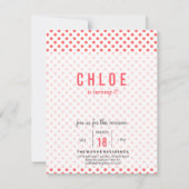 Invitations pour l'anniversaire du cheval (Dos)