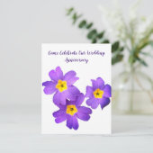 Invitations pour l'anniversaire du mariage (Debout devant)