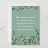 Invitations pour l'anniversaire du mariage (Dos)