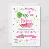 Invitations pour l'anniversaire d'une pastèque de (Devant)