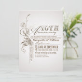 invitations pour le 10ème anniversaire avec une be (Debout devant)