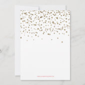 Invitations pour le 1er anniversaire de l'Unicorne (Dos)