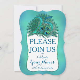 Invitations pour le 25e anniversaire