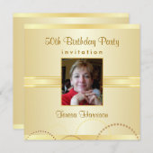 Invitations pour le 50e anniversaire - Créez votre (Devant / Derrière)