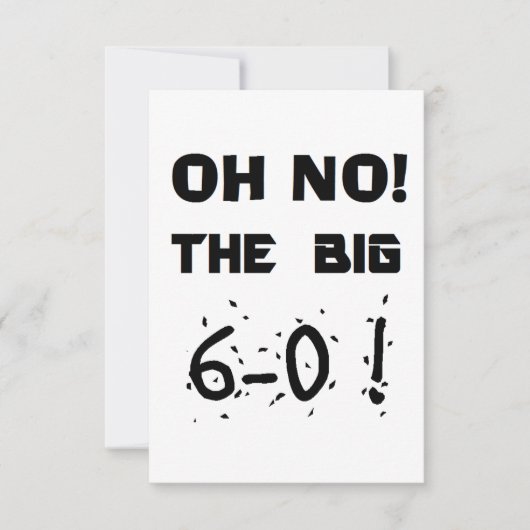 Invitations pour le 60e anniversaire (Devant)