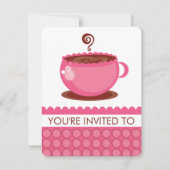 Invitations pour le déjeuner café (Devant)