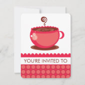 Invitations pour le déjeuner café (Devant)