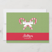 Invitations pour le dîner de Noël (Dos)