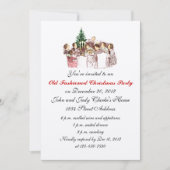 Invitations pour le dîner de Noël (Devant)