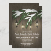 Invitations pour le dîner de répétition à feuillag (Devant / Derrière)