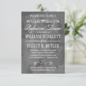 Invitations pour le dîner de répétition d'aquarell (Debout devant)