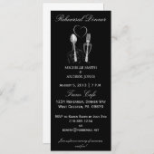 Invitations pour le dîner de répétition des Mariag (Devant / Derrière)