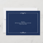 Invitations pour le dîner de répétition mariage -  (Dos)