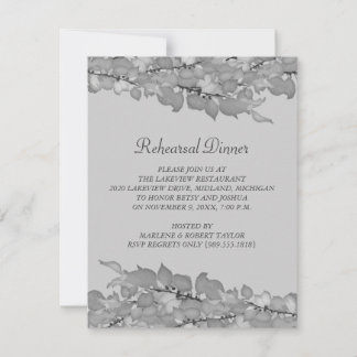 Invitations pour le dîner de répétition mariage