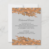 Invitations pour le dîner de répétition mariage (Devant)