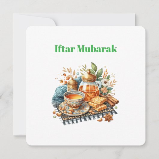 Invitations pour le dîner Iftar (Devant)