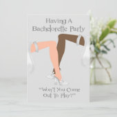 Invitations Pour Le Parti Des Bachelorettes Lesbie (Debout devant)