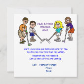 Invitations pour les fêtes d'anniversaire du Fun P (Dos)