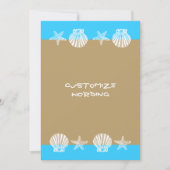 Invitations pour les mariages à la plage - modèle (Devant)