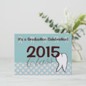 Invitations pour l'obtention d'un diplôme dentaire (Debout devant)