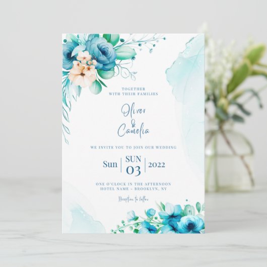 Invitations pour mariages (Debout devant)